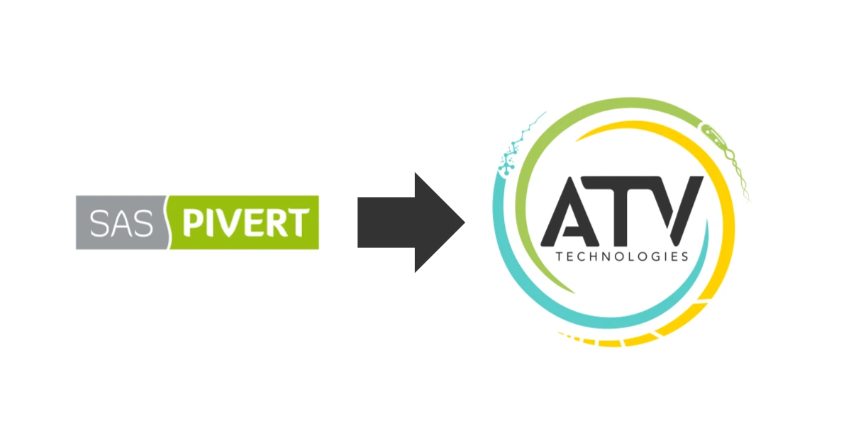 SAS PIVERT devient ATV Technologies !